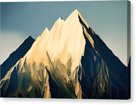 a close up of a mountain with a sky background