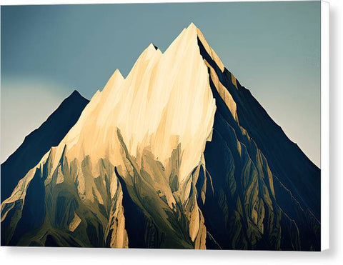 Mountain Majesty: Sky Panorama - Canvas Print