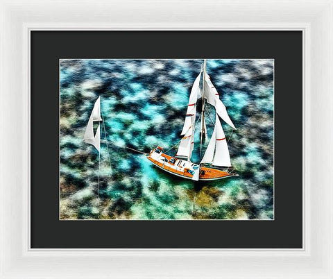 Sailor's Storied Voyage - Framed Print