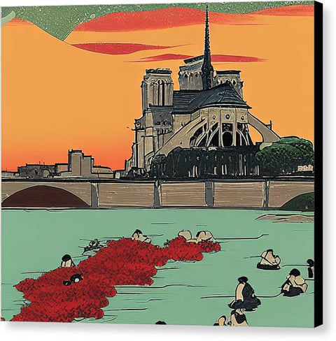 an attraction of a Paris art print