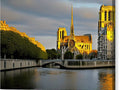 The city of Paris has a beautiful cathedral standing as shown here below