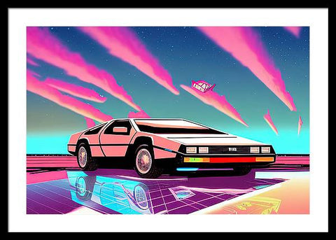 A Car's Arcade Adventure - Framed Print