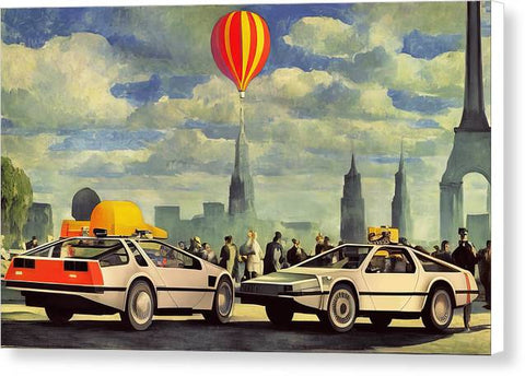 Cruising Through a Country's Skyline - Canvas Print