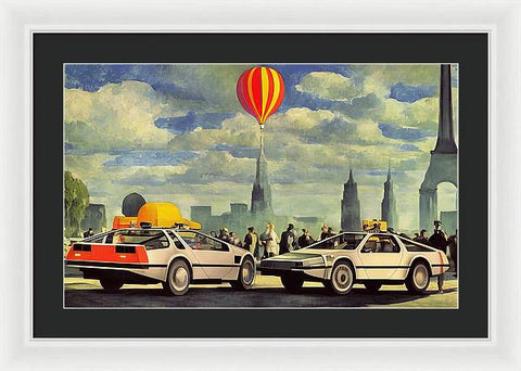 Cruising Through a Country's Skyline - Framed Print