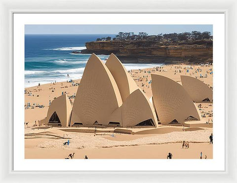 Sydney's Vibrant Musical Cityscape - Framed Print