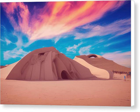 Deserted Desert Oasis - Canvas Print