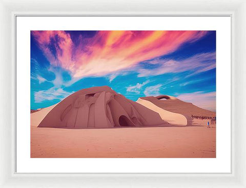 Deserted Desert Oasis - Framed Print