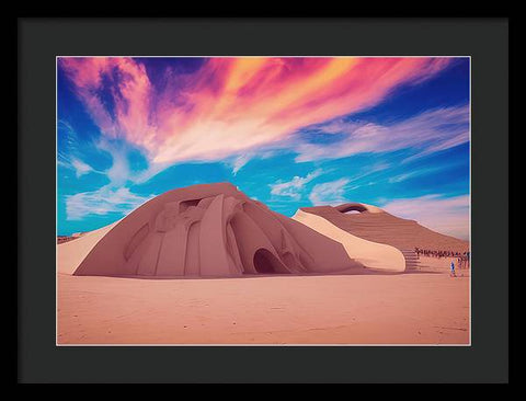 Deserted Desert Oasis - Framed Print