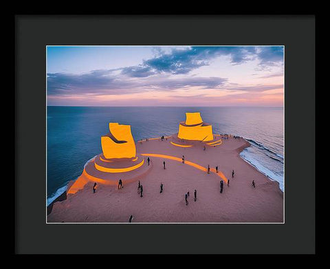 Floating Dreamscape in Peru - Framed Print