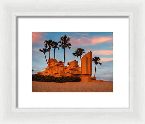 Beachfront Castle - Framed Print