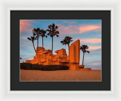 Beachfront Castle - Framed Print