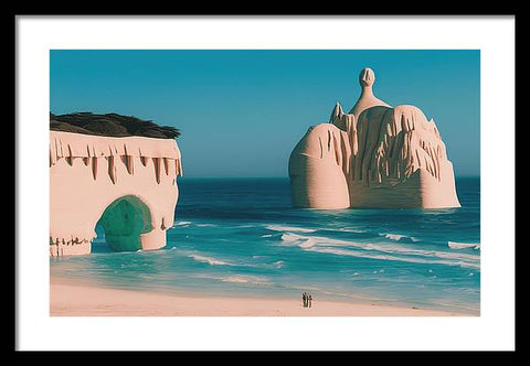 Oasis in the Desert - Framed Print