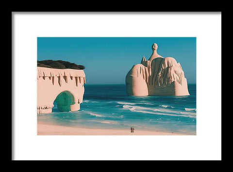 Oasis in the Desert - Framed Print