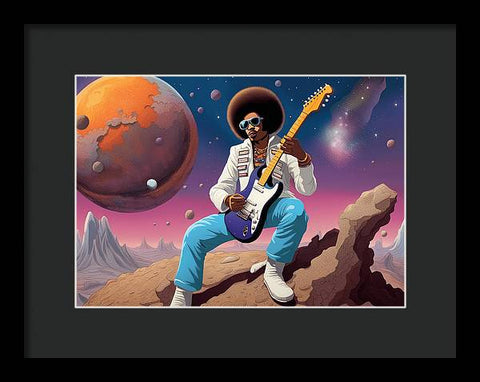 Rocky Intergalactic Jams - Framed Print