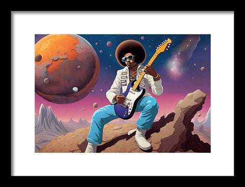 Rocky Intergalactic Jams - Framed Print