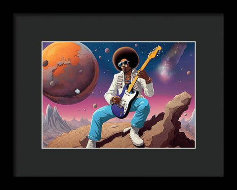 Rocky Intergalactic Jams - Framed Print