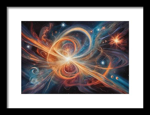 Galactic Brilliance - Framed Print