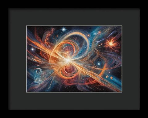 Galactic Brilliance - Framed Print