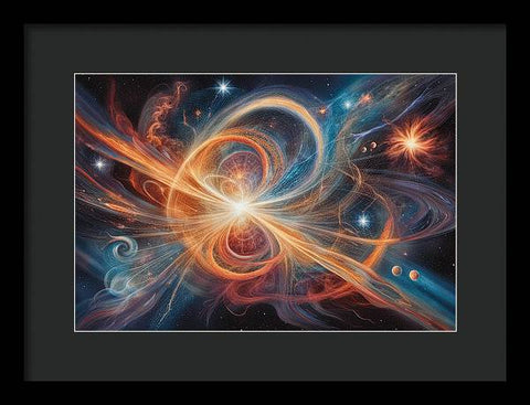 Galactic Brilliance - Framed Print