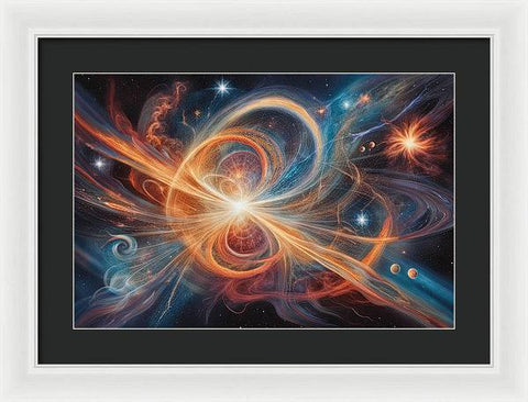 Galactic Brilliance - Framed Print