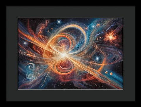 Galactic Brilliance - Framed Print