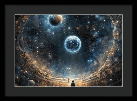 The Contemplative Astronomer - Framed Print