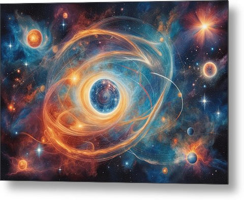 a planetary galaxy metal print by james vandervel