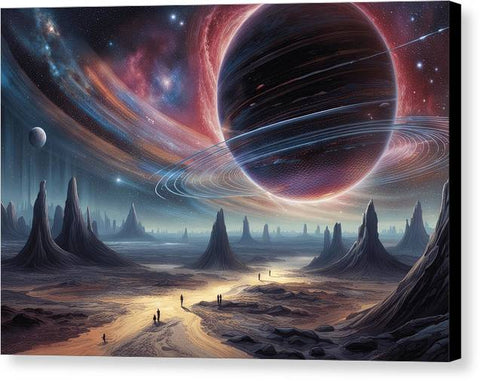 Swallowed Up by the Cosmos - Canvas Print