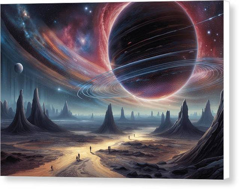 Swallowed Up by the Cosmos - Canvas Print