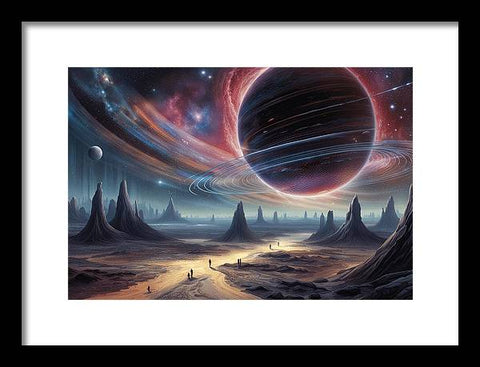 Swallowed Up by the Cosmos - Framed Print