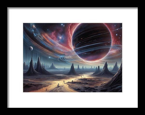 Swallowed Up by the Cosmos - Framed Print