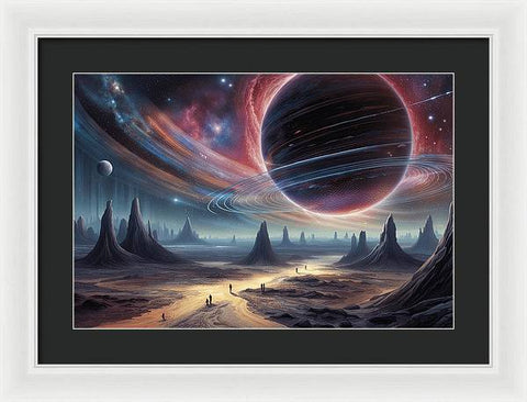 Swallowed Up by the Cosmos - Framed Print