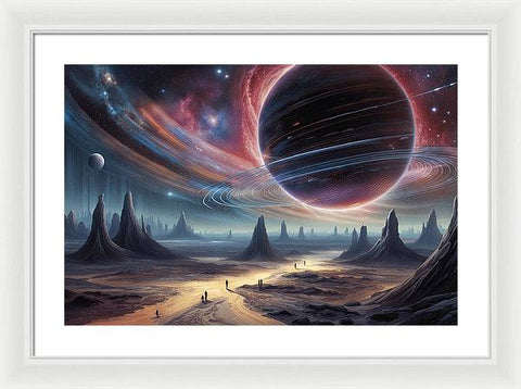 Swallowed Up by the Cosmos - Framed Print