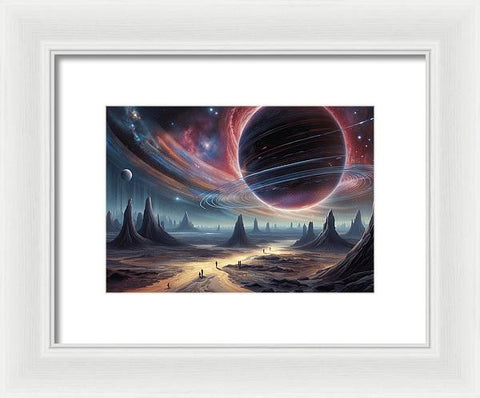 Swallowed Up by the Cosmos - Framed Print