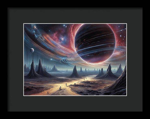 Swallowed Up by the Cosmos - Framed Print