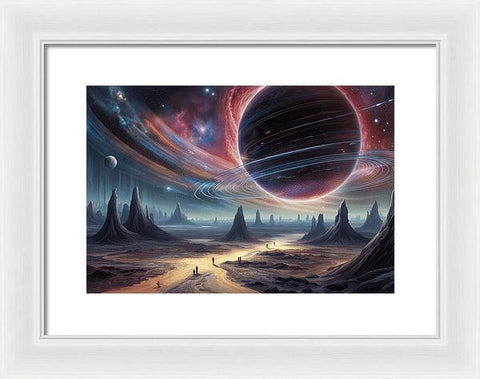 Swallowed Up by the Cosmos - Framed Print