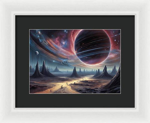 Swallowed Up by the Cosmos - Framed Print