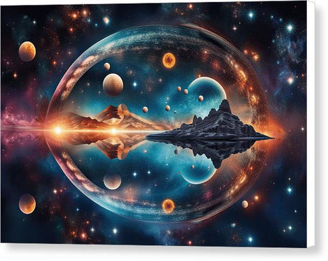 Exploring the Depths of the Galaxy - Canvas Print
