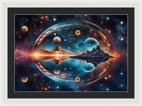 Exploring the Depths of the Galaxy - Framed Print