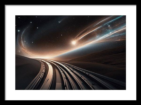Pathway to the Cosmos - Framed Print