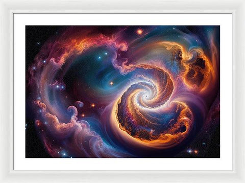 The Cosmic Symphony - Framed Print
