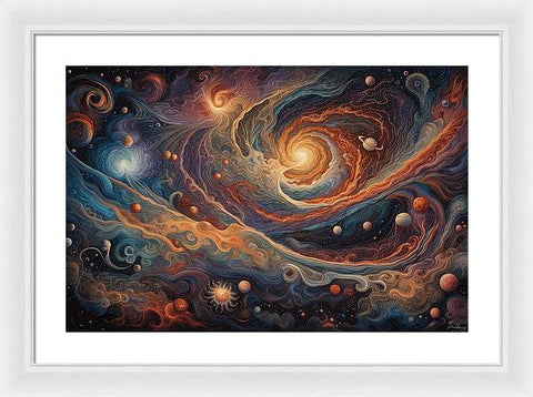 Galactic Splendour - Framed Print