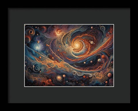 Galactic Splendour - Framed Print