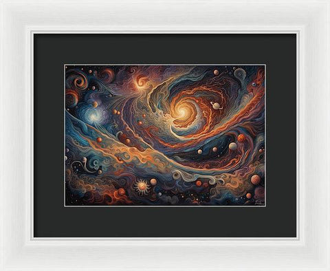 Galactic Splendour - Framed Print