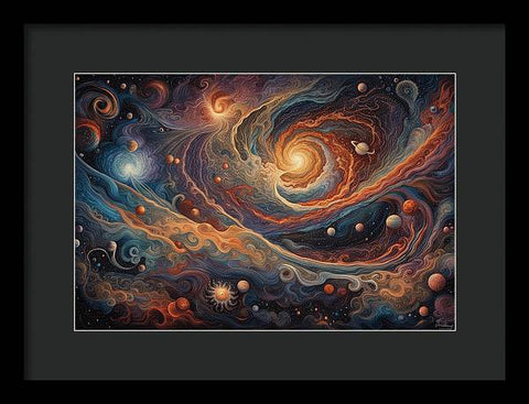 Galactic Splendour - Framed Print