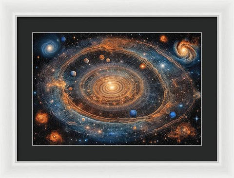 Galactic Splendour - Framed Print