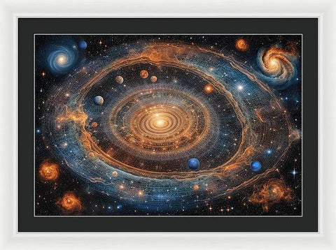 Galactic Splendour - Framed Print