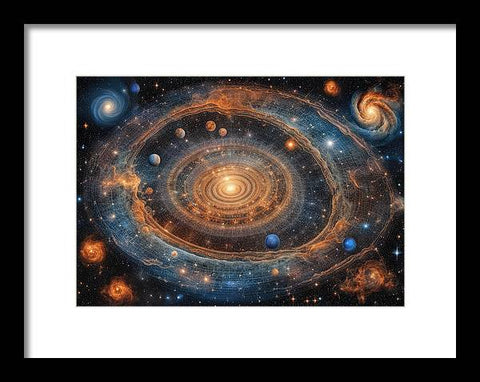 Galactic Splendour - Framed Print