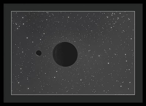 a close up of a picture of a black and white picture of a planet