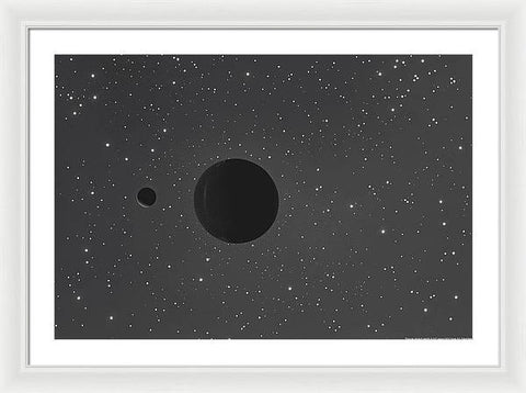 Distant Worlds Beyond Our Reach - Framed Print